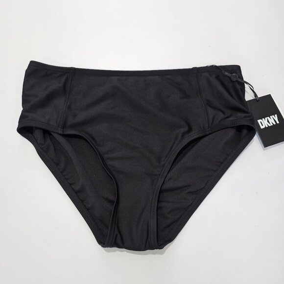 DKNY Stretch Full Coverage High Waisted Bikini Bottom - Picture 5 of 11